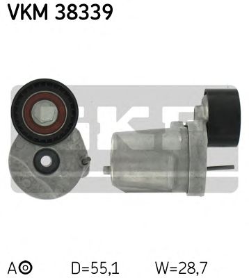 VKM 38339 SKF Натяжний ролик1